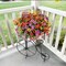 Artificial Flowers for Outdoors Faux Plants Outdoor Fake Flowers Spring Decoration,12 Bundles Faux Silk Colorful Daisy Realistic UV Resistant1for Outside Home Planter Window Porch Patio Yard